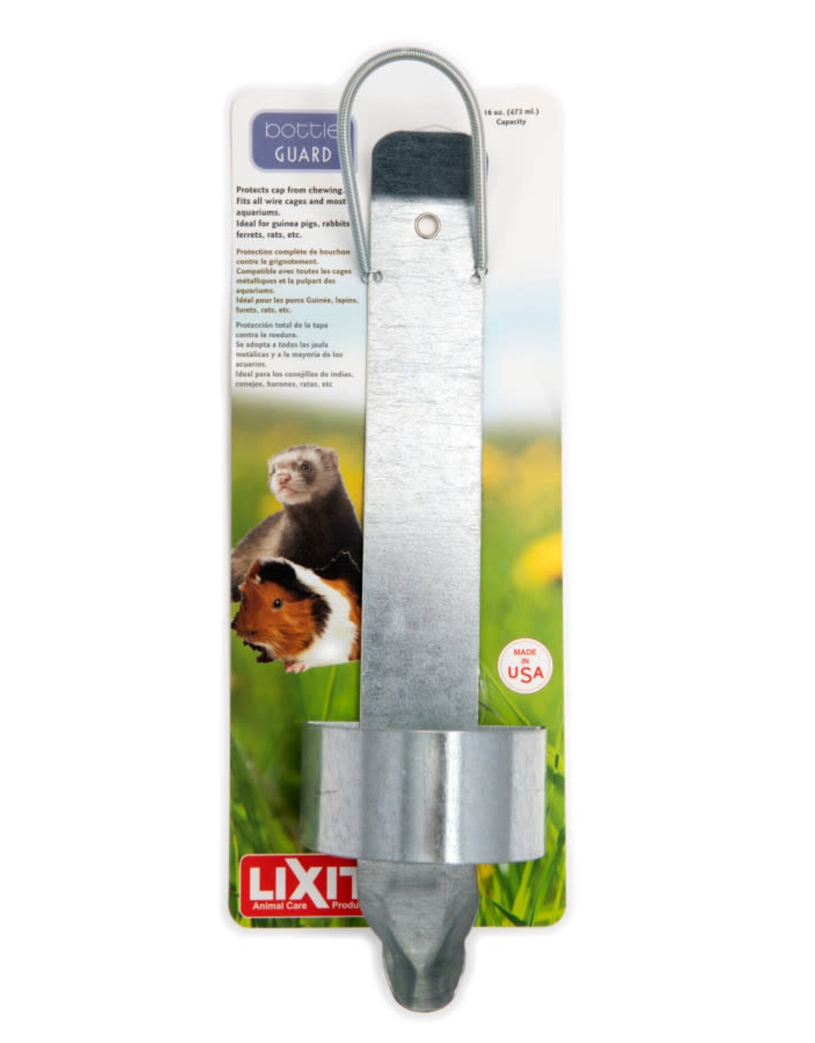 Lixit Animal Care LIX HOLDER/CHEW GUARD DLX 16OZ