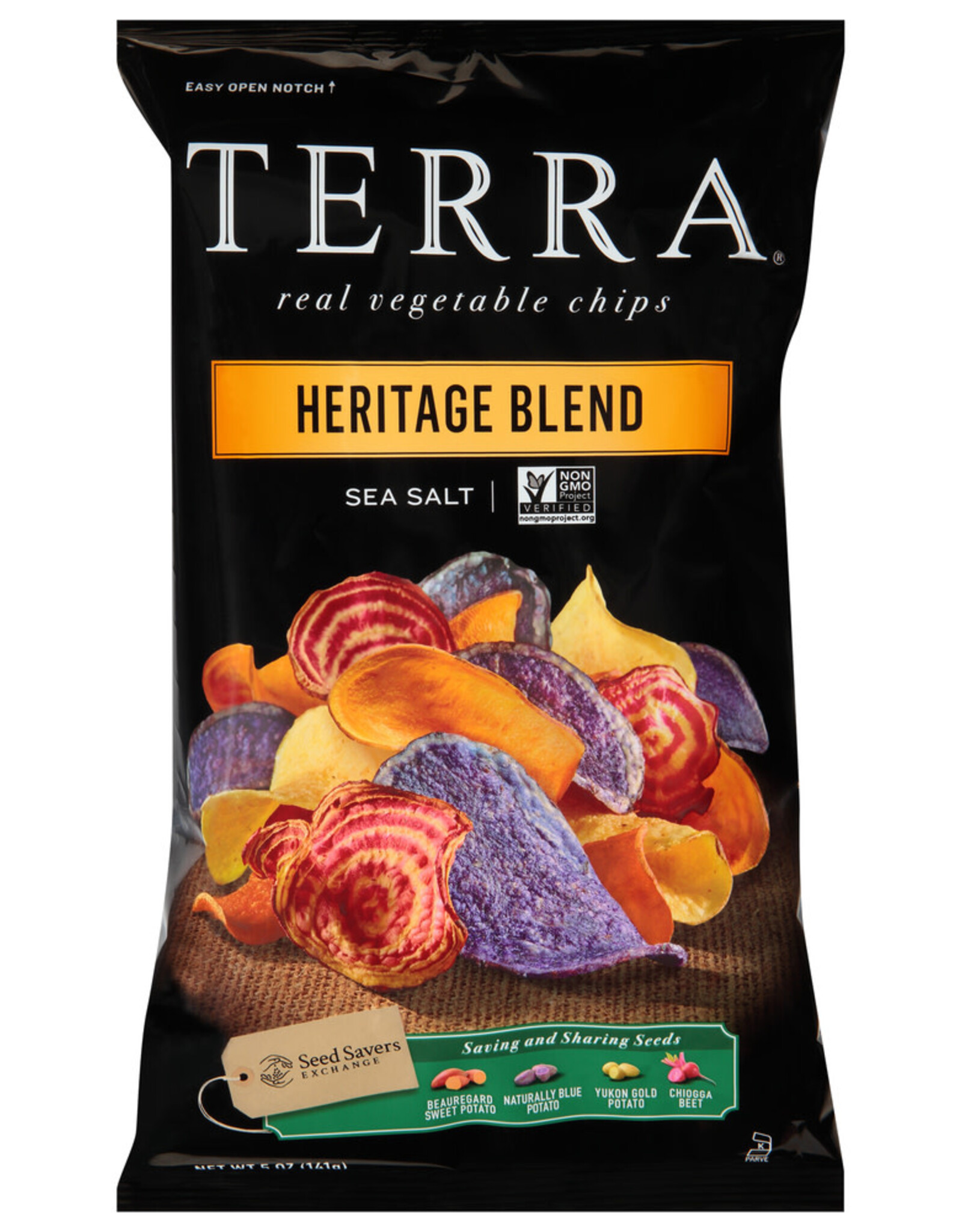 Terra Chips, Heritage Blend Real With Sea Salt 5 oz