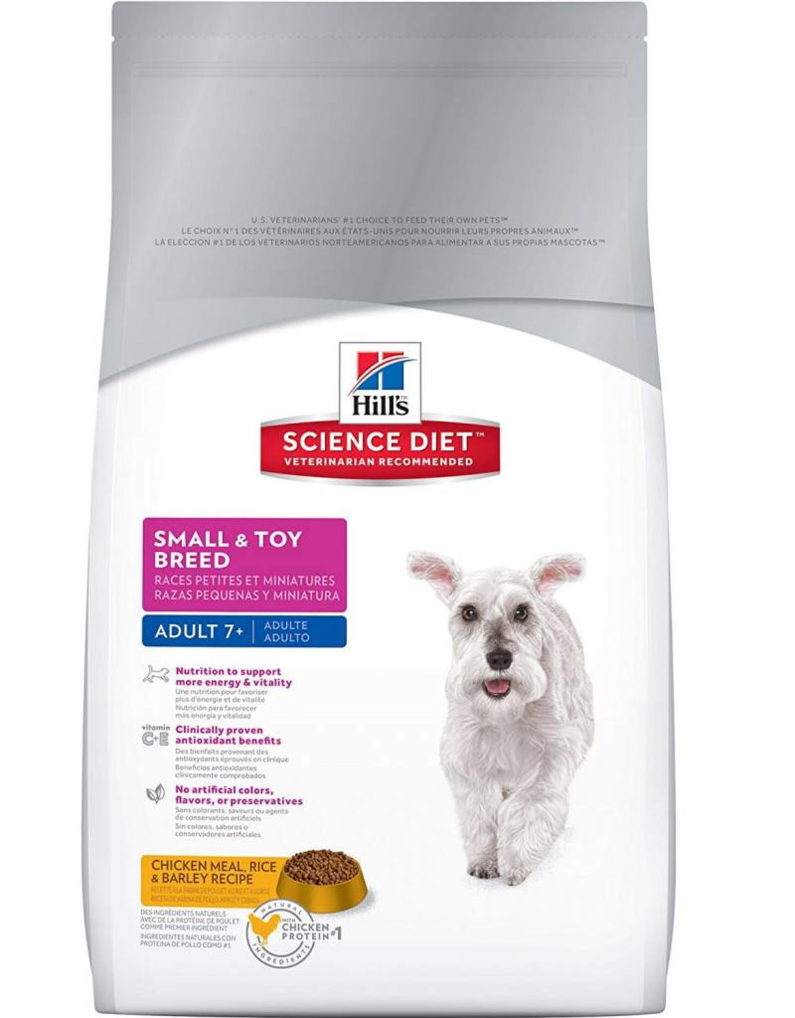 Hill's Science Diet Hill's SD  Canine  ADULT7+  Small & Toy Breed 4.5lb