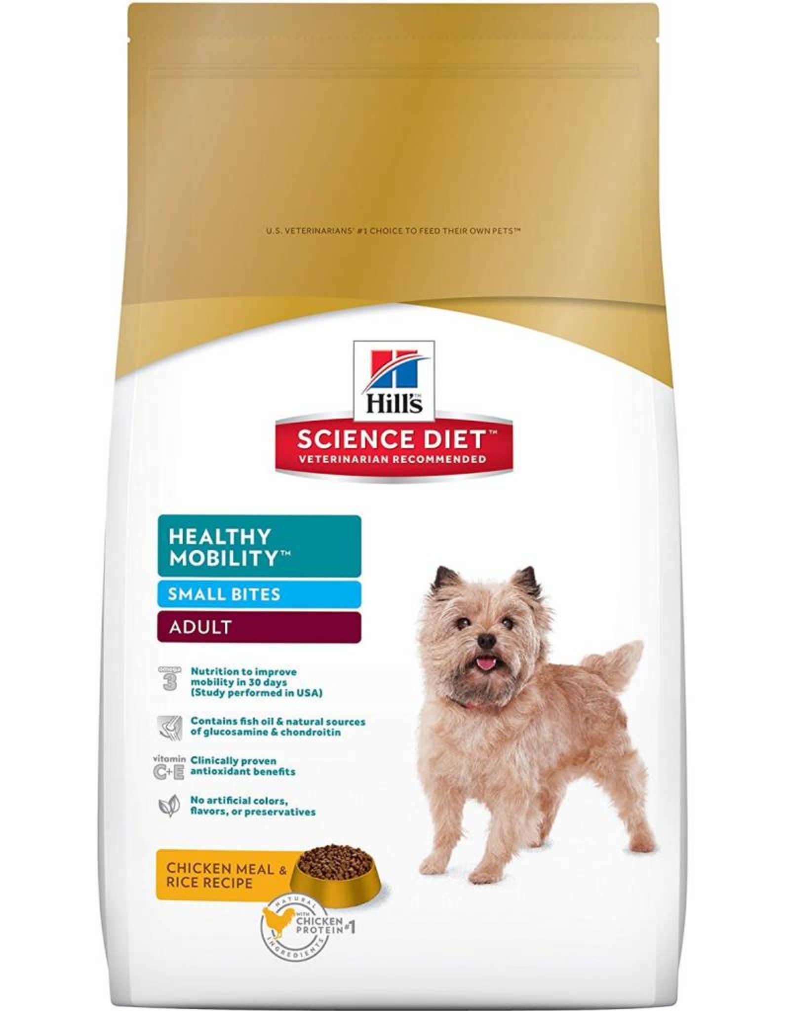 Hill's Science Diet Canine ADULT Healthy Mobility Small Bites  15.5 lb.
