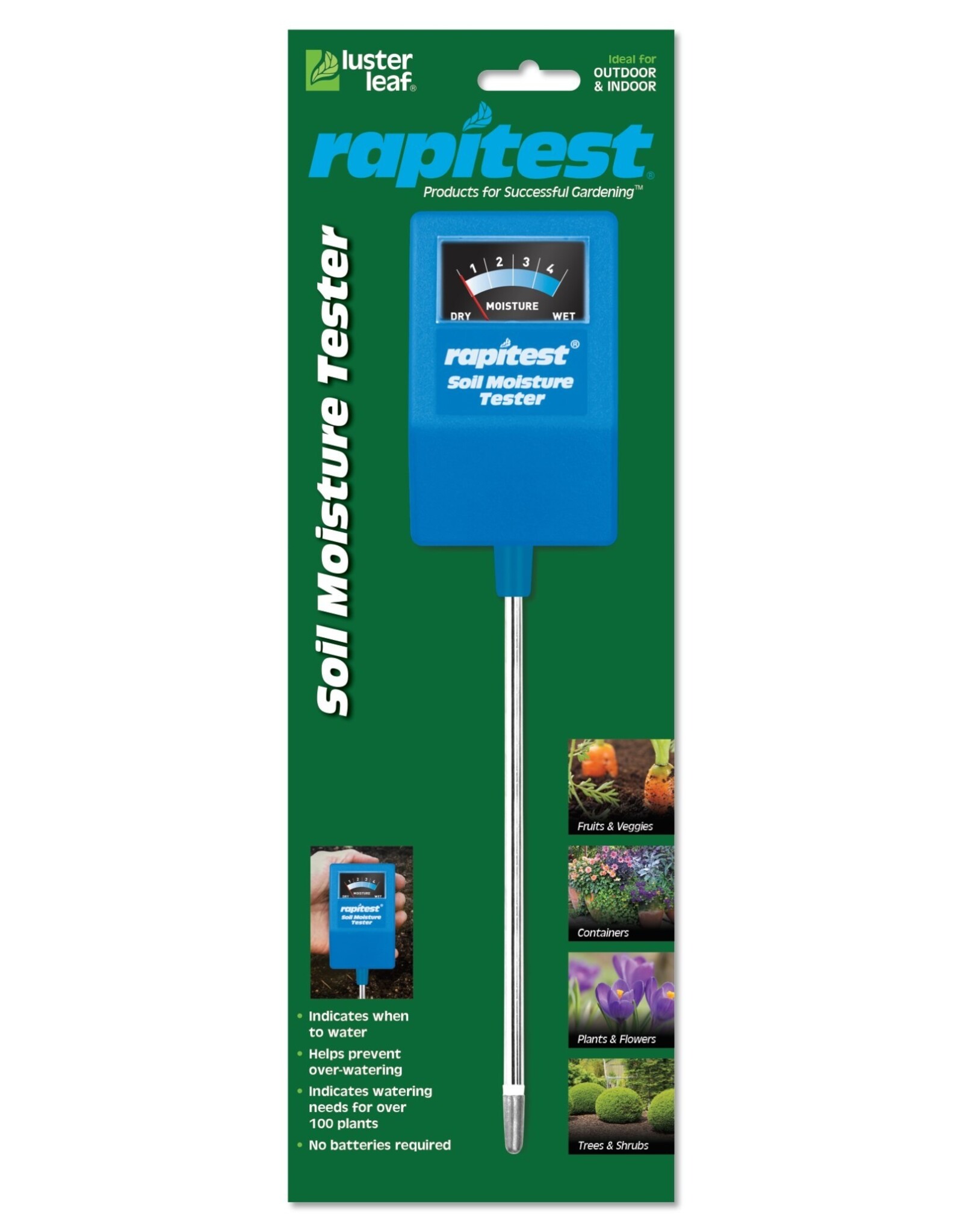 Luster Leaf® Rapitest® Moisture Tester  - Plant Watering Indicator