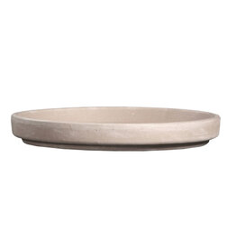 German Waterproof Saucer, 12.5“, Granite Clay