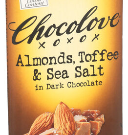 Chocolove, Bar Almond Toffee Sea Salt Dark Chocolate 3.2oz