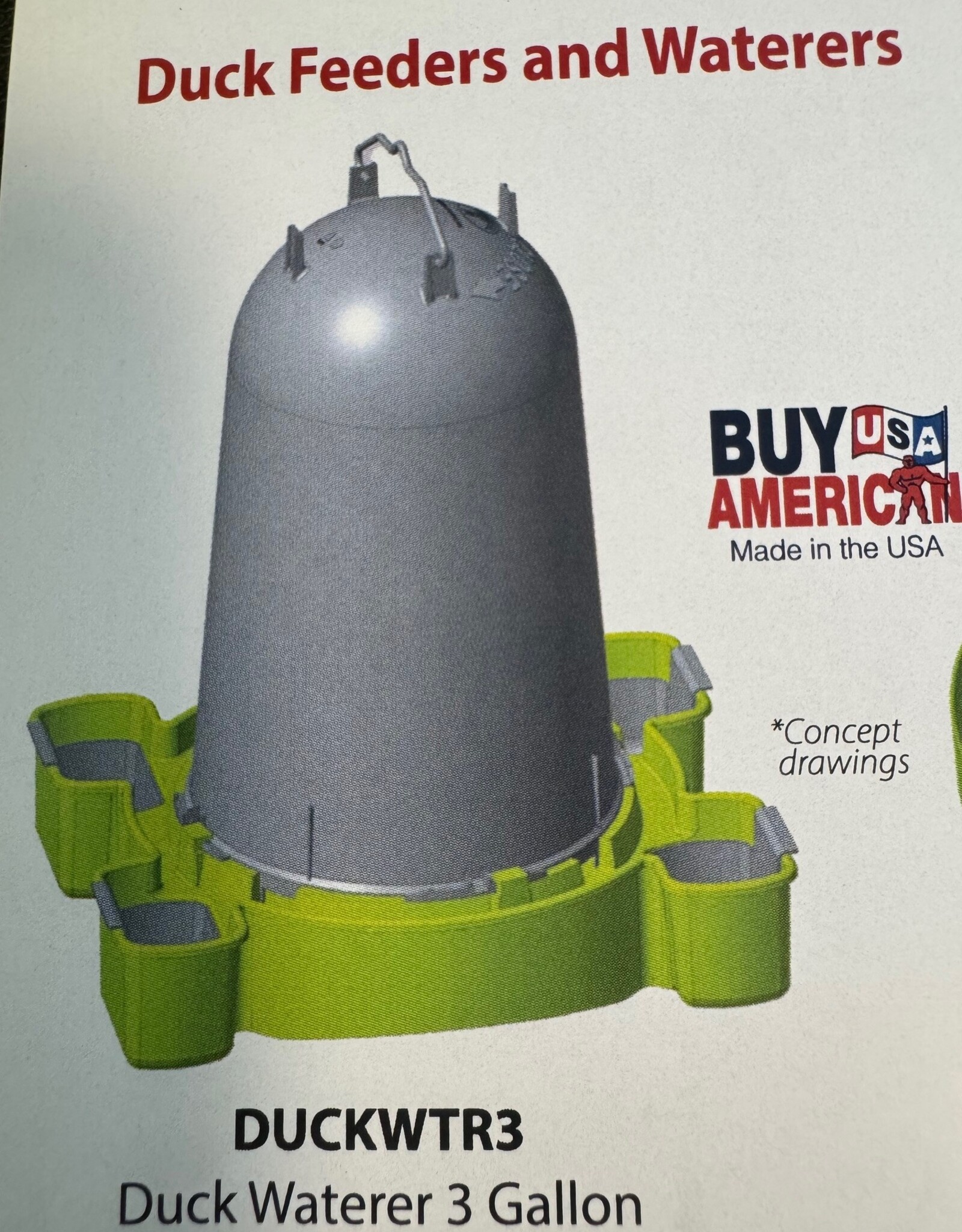 MILLER MFG CO Duck Waterer 3 gallon Little Giant