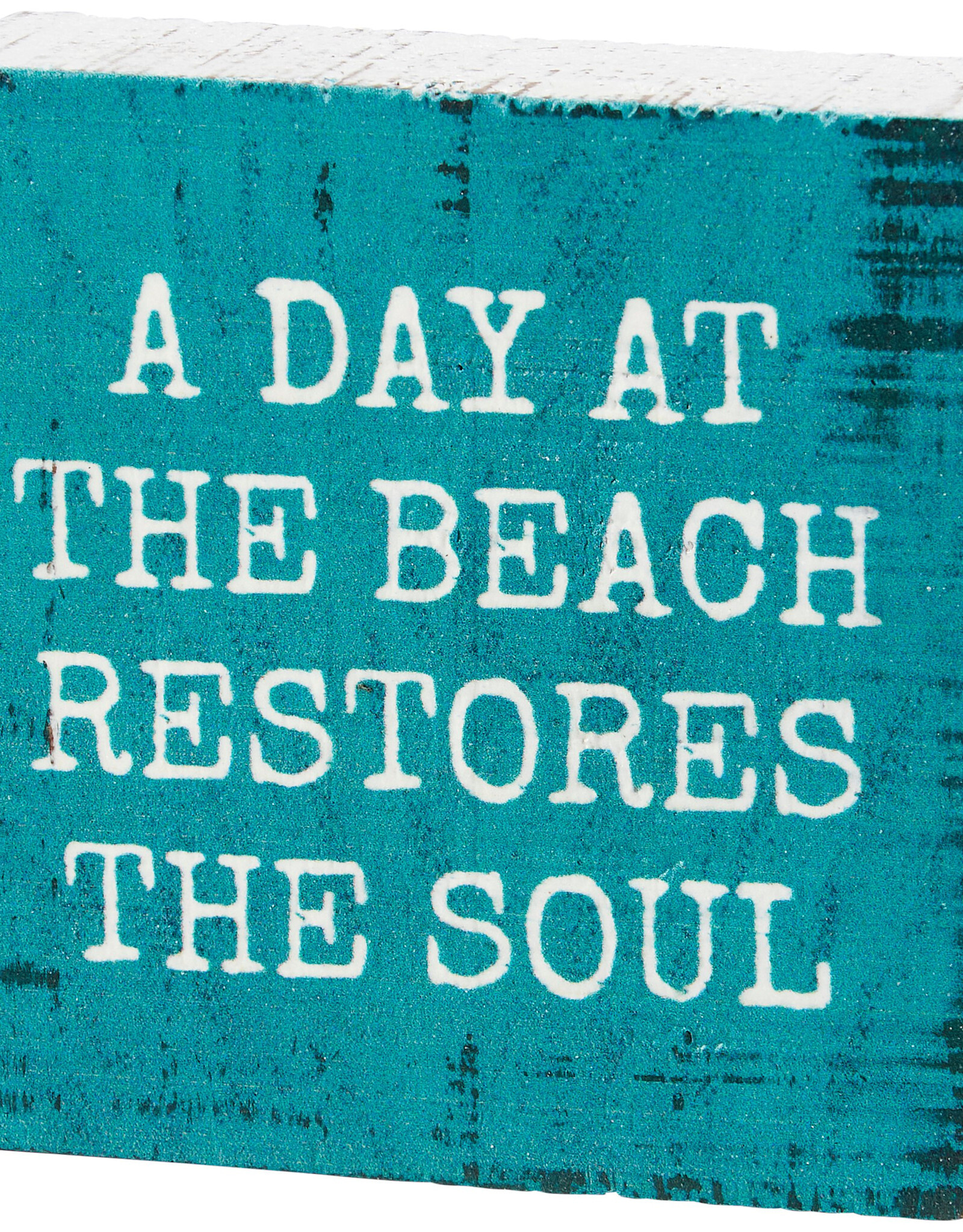 Restores The Soul Block Sign