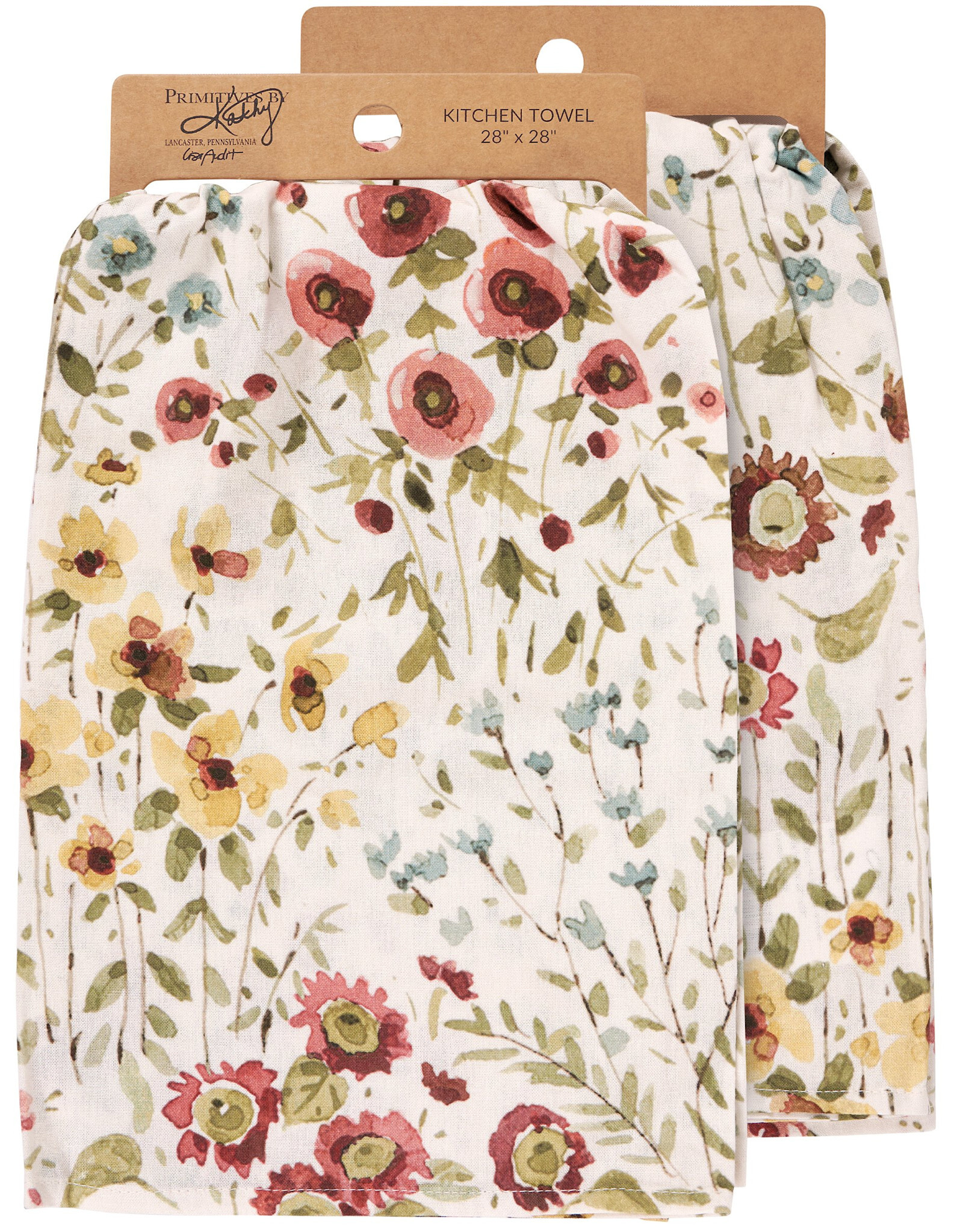 Fall Wildflowers Kitchen Towel