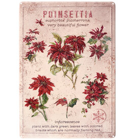 Poinsettia Wall Decor 10.75" x 15.50" x 0.25"