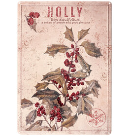 Holly Wall Decor 10.75" x 15.50" x 0.25"