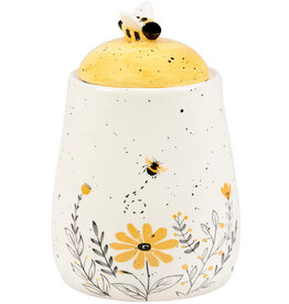 Bee Sugar Bowl 3.25" Diameter x 4.75"