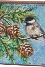Chickadee Block Sign