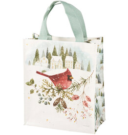 Winter Cardinal Daily Tote