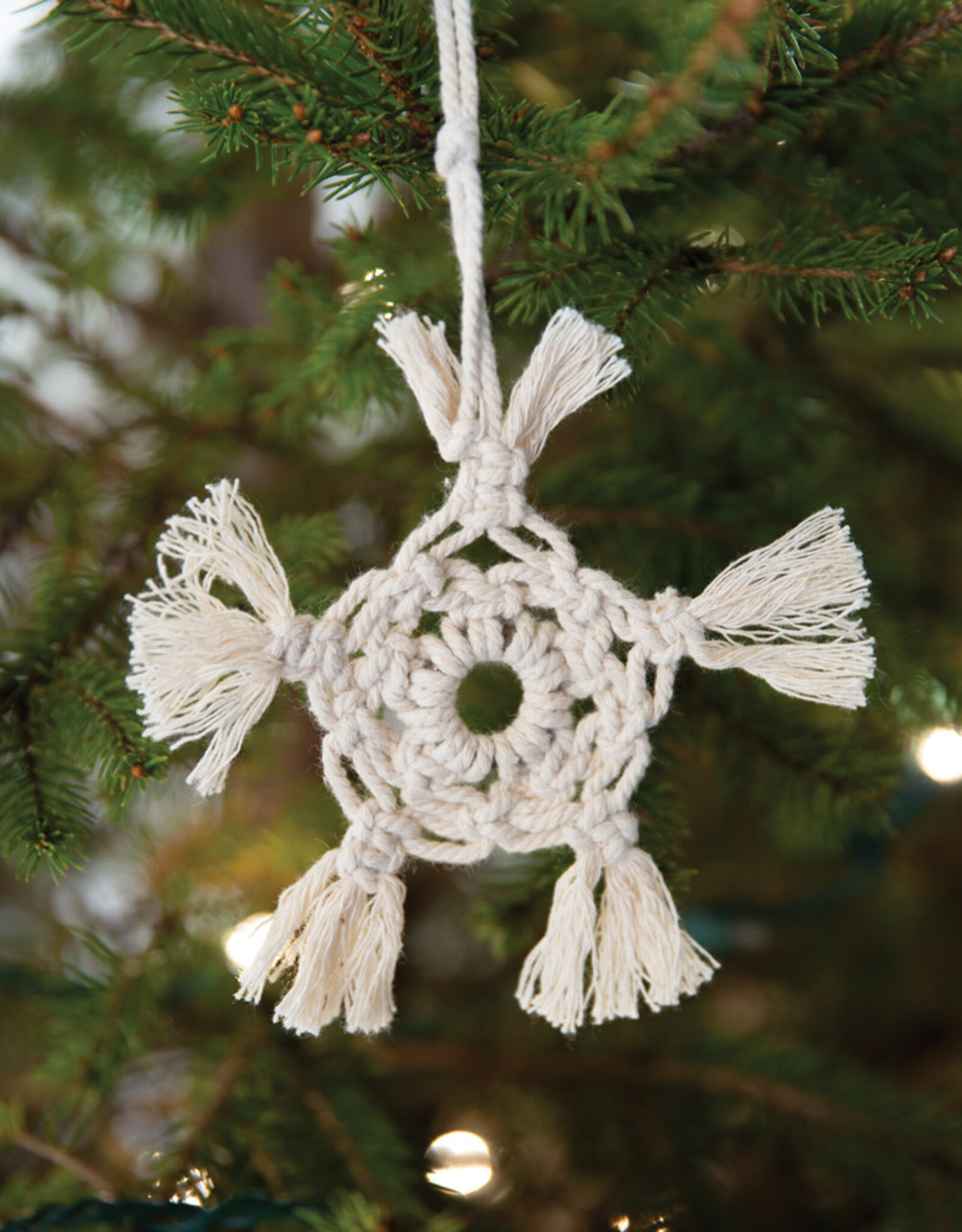 Macrame Star Ornament