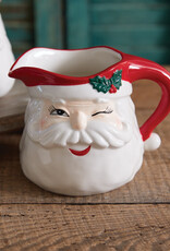 Winking Santa Creamer
