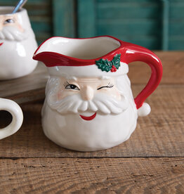 Winking Santa Creamer