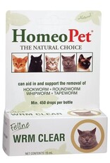 HOMEO HomeoPet Wrm Clear  Feline worm clear 15ml