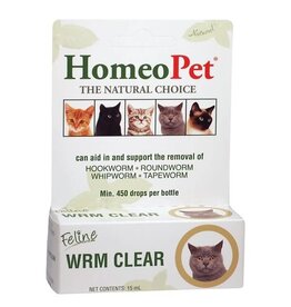HOMEO HomeoPet Wrm Clear  Feline worm clear 15ml