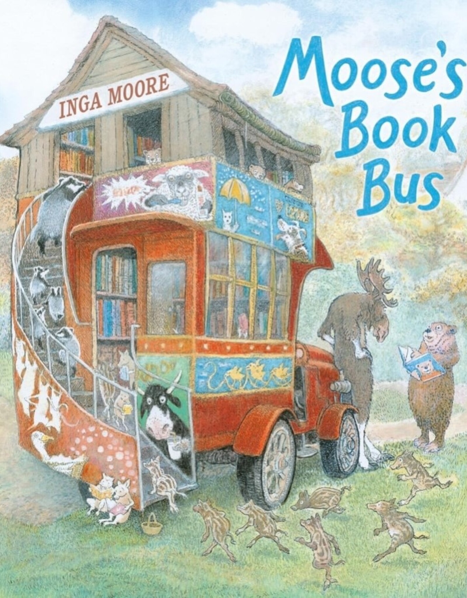 Moose's Book Bus by Inga Moore