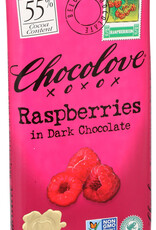 Chocolove, Premium Dark Chocolate Raspberries Bar 3.1oz