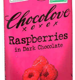 Chocolove, Premium Dark Chocolate Raspberries Bar 3.1oz