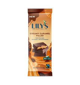Lily's, Dark Chocolate Creamy Caramel Filled Bar 2.8oz