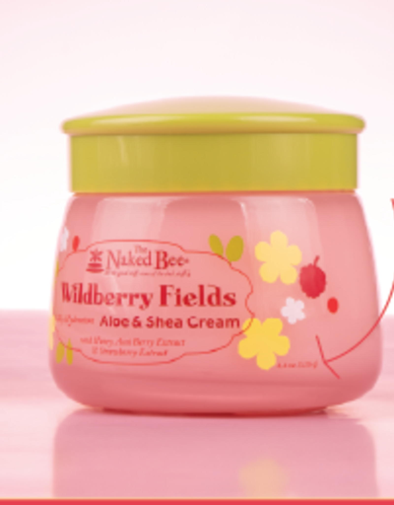 Naked Bee Wildberry Fields Aloe & Shea Cream 4.3oz