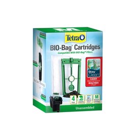 SPECTRUM BRANDS - AQUARIA Tetra Whisper StayClean Bio-Bag Cartridge for IQ and PF Filters MD 4PK