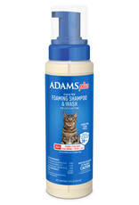 Adams Plus Flea & Tick Foaming Shampoo & Wash for Cats & Kittens