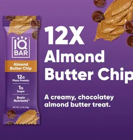 IQBAR Plant Protein Bar Almond Butter Chip 1.6oz
