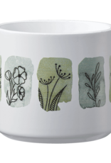 3.1″ Botanic Sketch Ceramic Las Vegas Greenery Pot