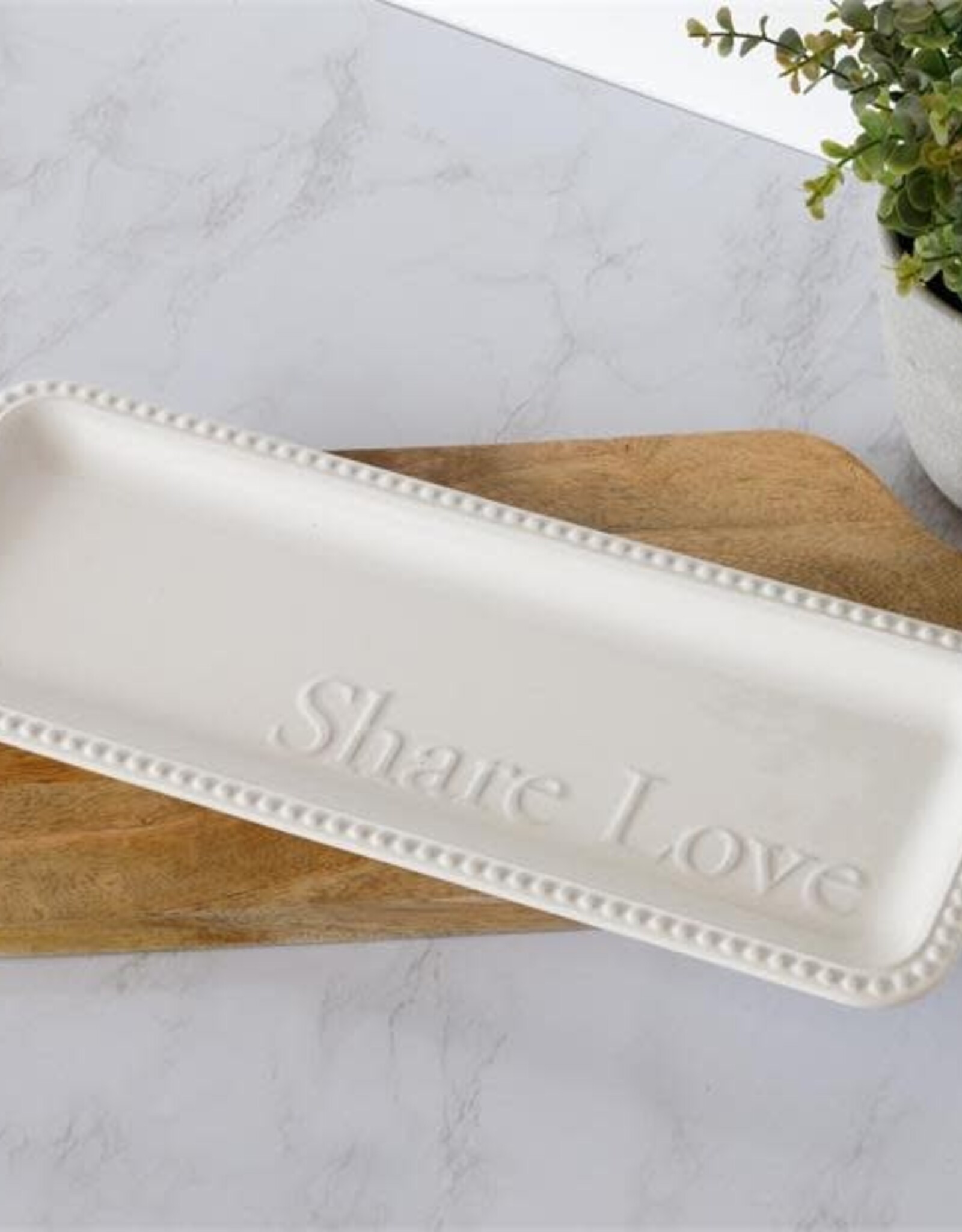 Serving Platter - Share Love  14 W x 5.5 D
