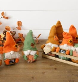 Fall Gnomes 7 H x 3 W