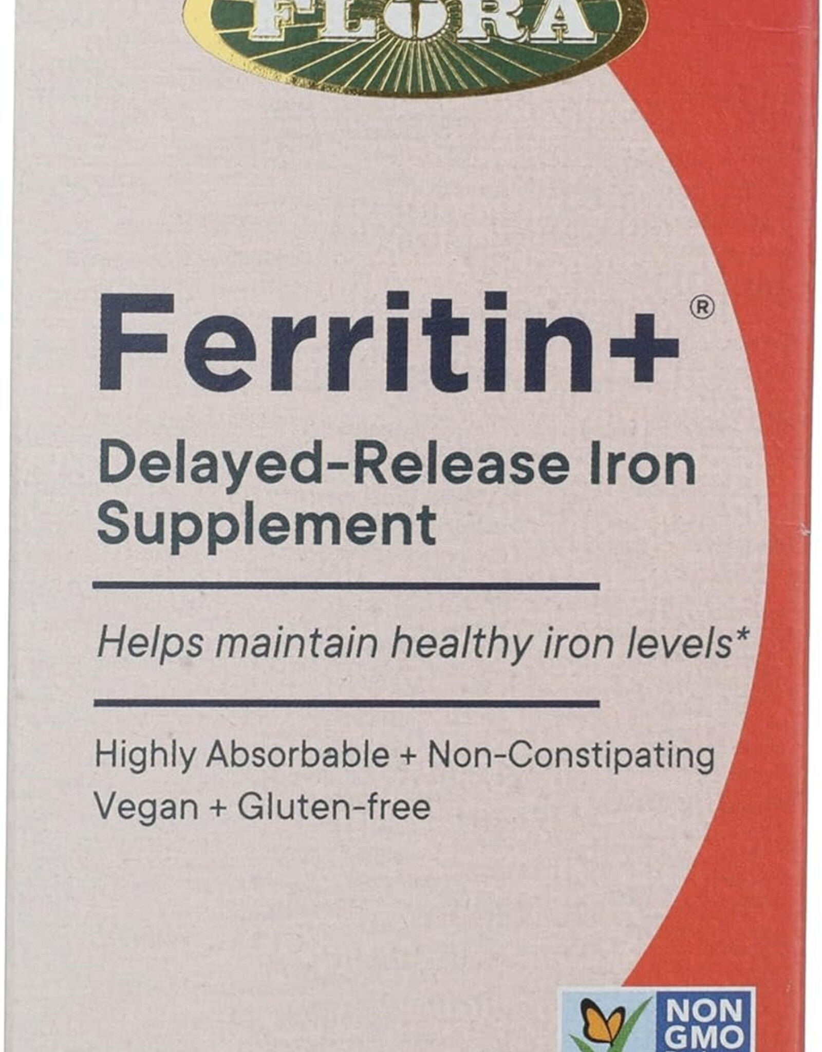 Flora Ferritin+® Delayed-Release Iron Supplement - Bottle 30 caps