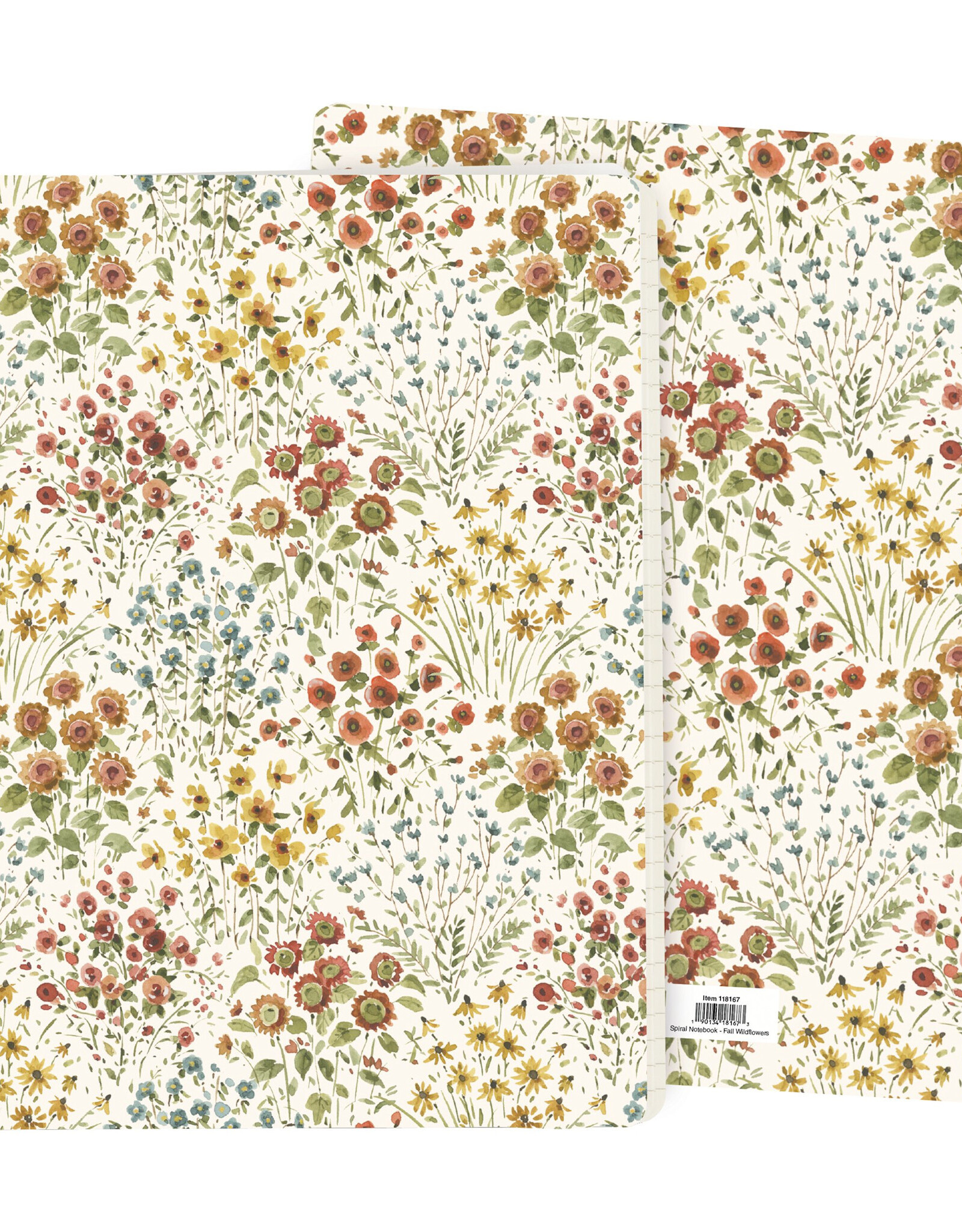Fall Wildflower Spiral Notebook