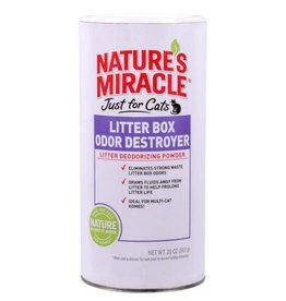 SPECTRUM BRANDS - TETRA Nature's Miracle Just for Cats Litter Pan / Box Odor Destroyer Deodorizing Powder 20 oz