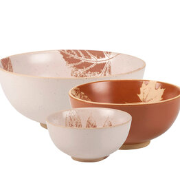Fall Leaves Bowl Med