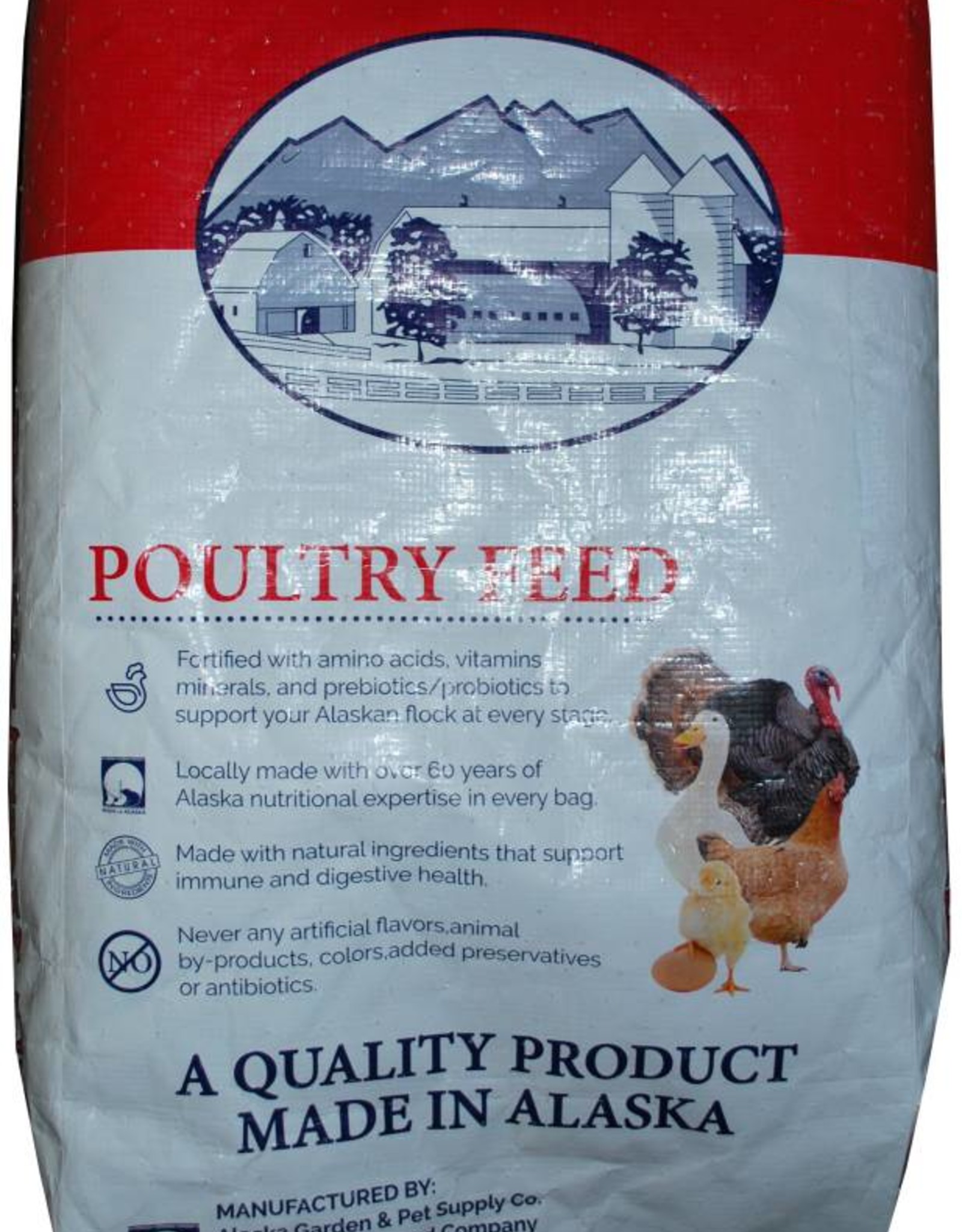 Alaska Mill and Feed Layer 20% crumbles AMF 50 lb