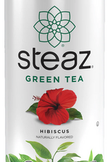 Steaz Organic Green Tea; Hibiscus 16oz