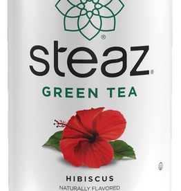 Steaz Organic Green Tea; Hibiscus 16oz