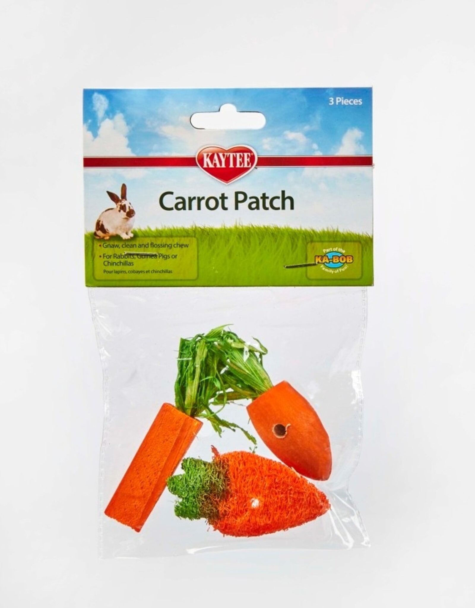 KAYTEE PRODUCTS Kaytee Chew Toy Carrot Patch 3 pk