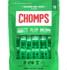 Chomps Beef Sticks, Jalapeno, 1.15 oz