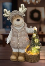 LED Reindeer & Tree Decor - 10"