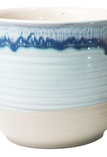 Blue Sky Clayworks Blue Sky Clayworks Hanging Pastel Charm Flower Pot  - 6.5in - Blue