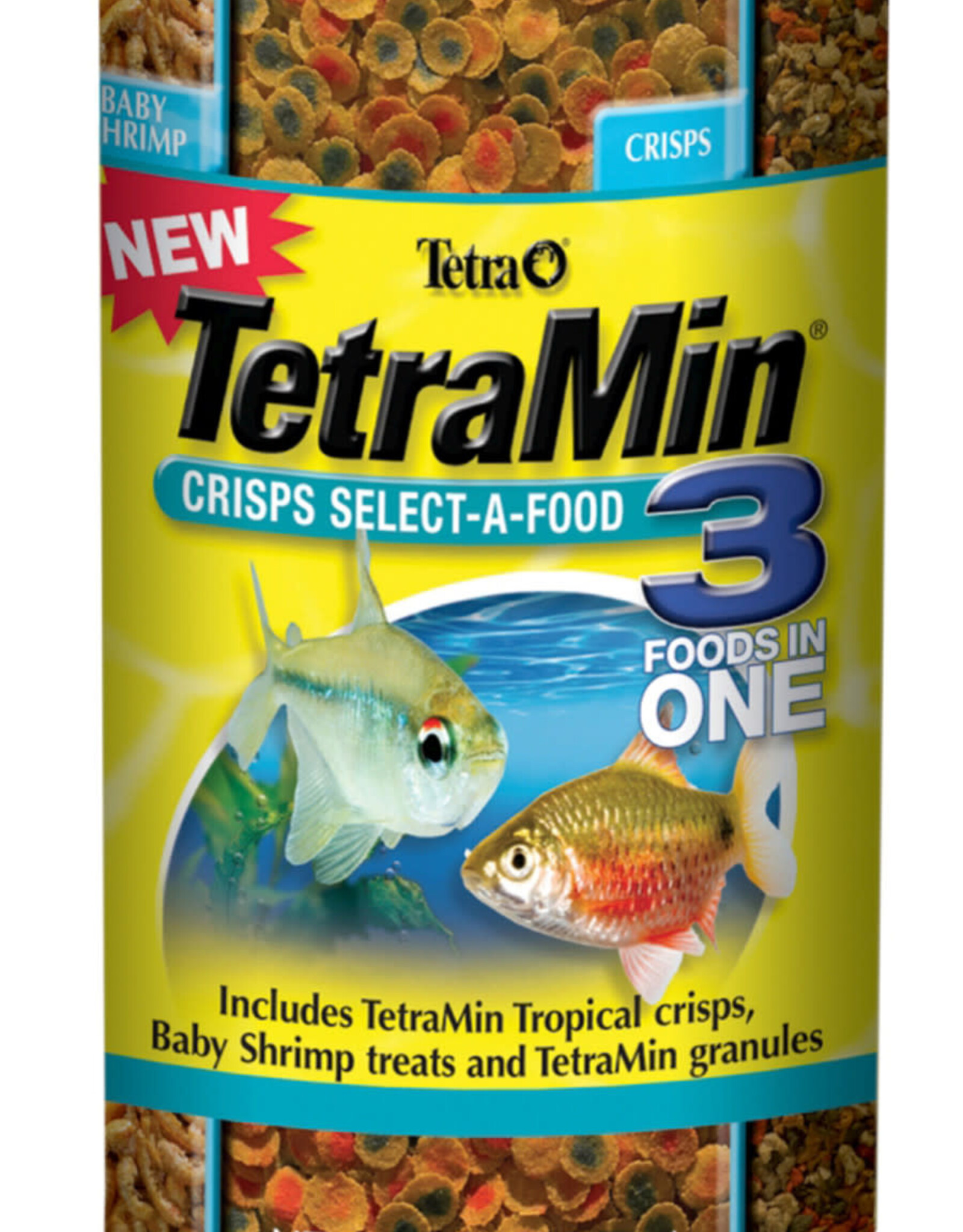 SPECTRUM BRANDS - TETRA Tetra TetraMin Crisps Select-A-Food Fish Food 2.4 oz
