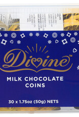 Divine Chocolate, Milk Chocolate Coins 1.75 oz