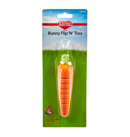 KAYTEE PRODUCTS Kaytee Bunny Flip-N-Toss Carrot Toy 6 in