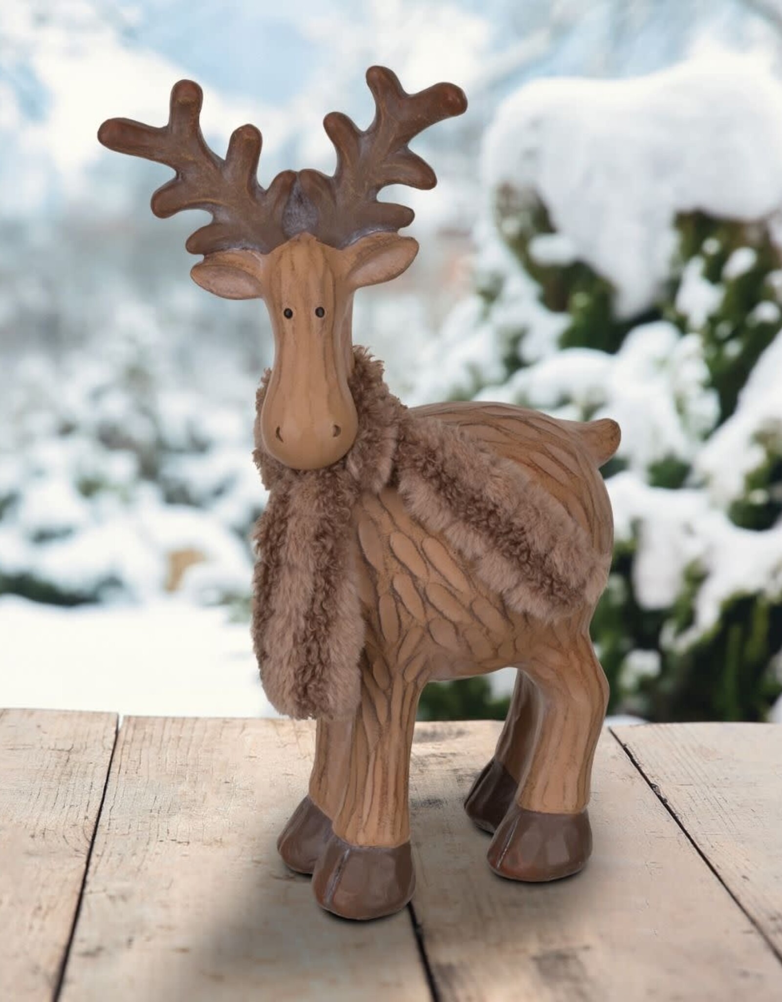 Woodland Moose Standing Decor - SM 4.25"x3.75"x8.25"