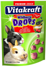 Vitakraft Vitakraft Drops w/Wild Berry Treat for Rabbits 5.3 oz