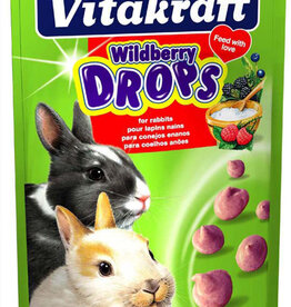 Vitakraft Vitakraft Drops w/Wild Berry Treat for Rabbits 5.3 oz