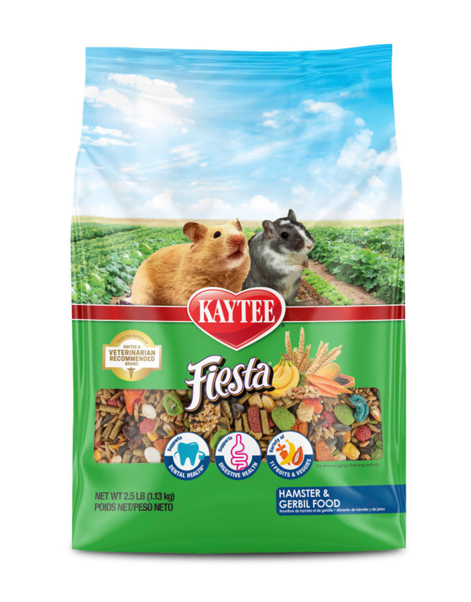 KAYTEE PRODUCTS Kaytee Fiesta Hamster and Gerbil Food Flavor Medley 2.5 lb