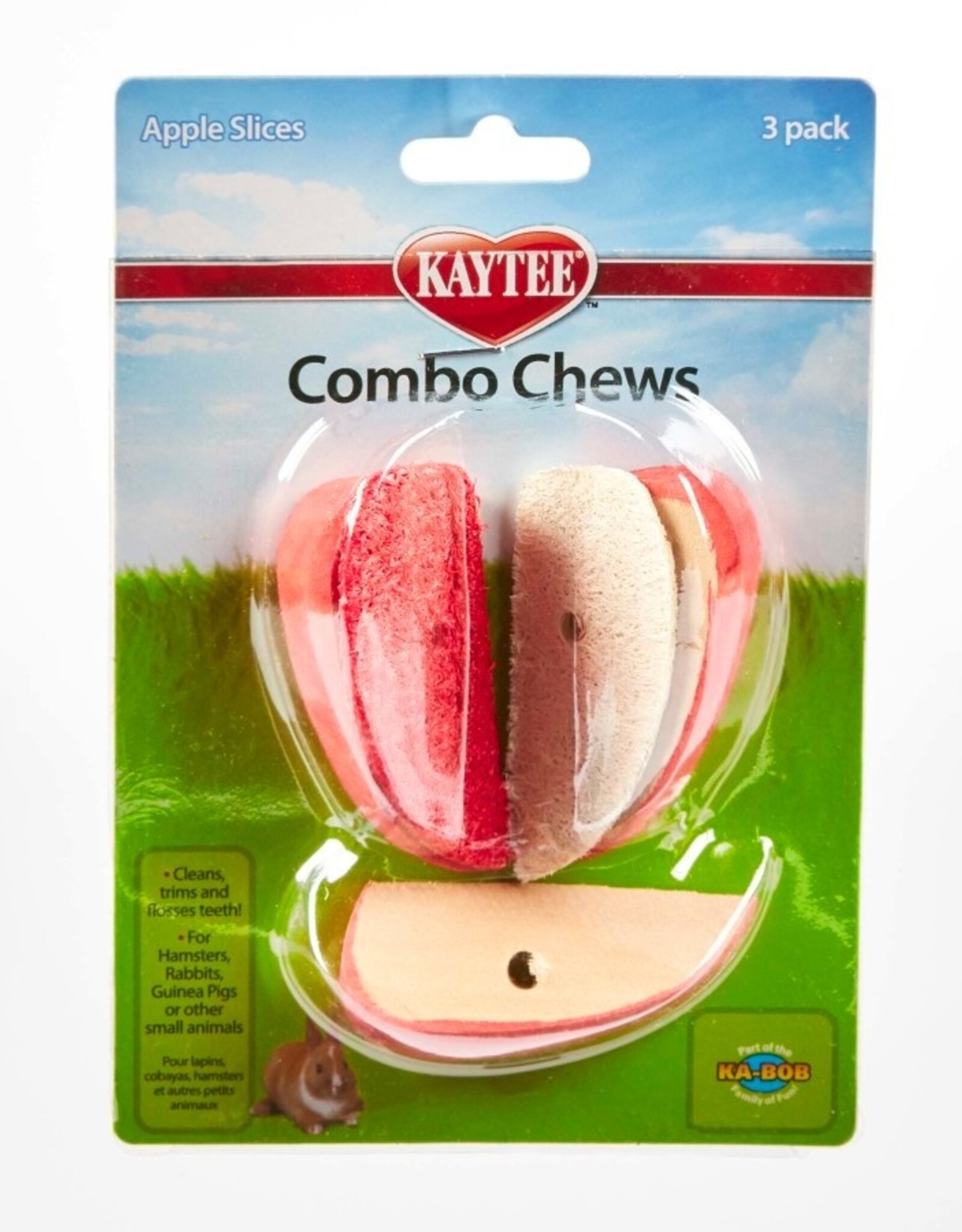 KAYTEE PRODUCTS Kaytee Combo Chews Apple Slices 3PK